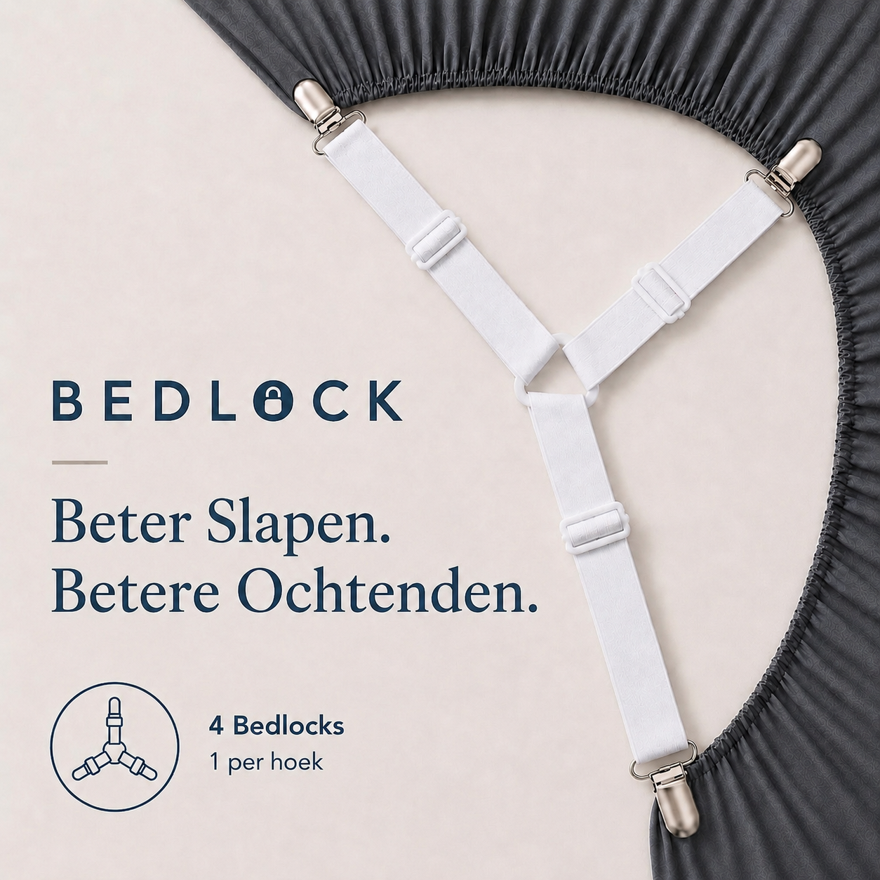 Bedlock – Vergrendel je laken. Ontgrendel je slaap.