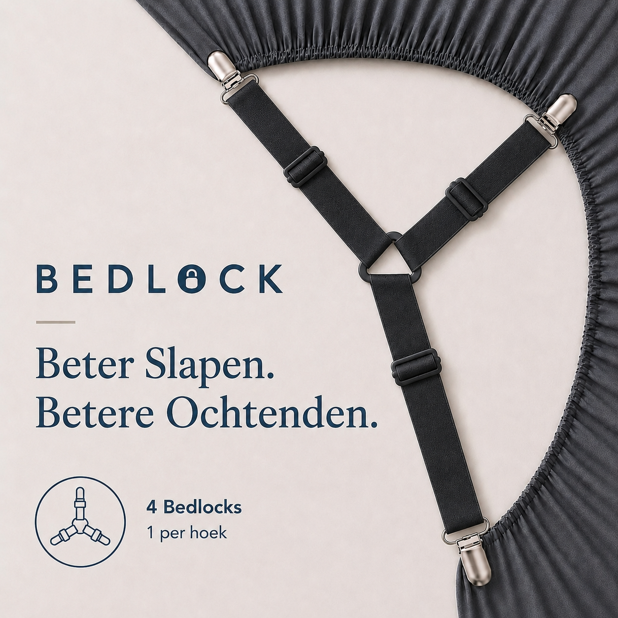 Bedlock – Vergrendel je laken. Ontgrendel je slaap.