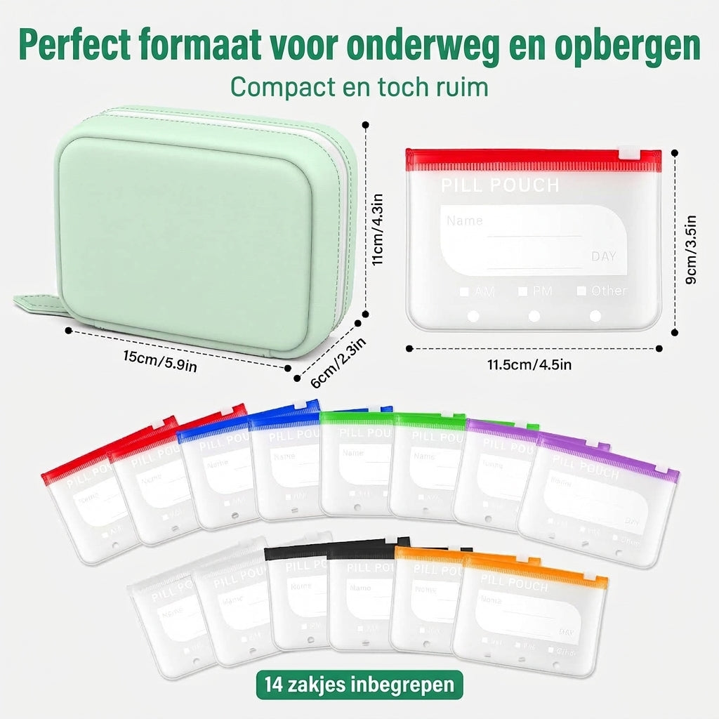 Pillfolio – Compacte medicijndoos