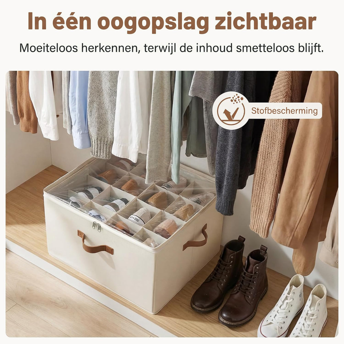 Stapelo – Verstelbare opbergbox voor schoenen & kleding