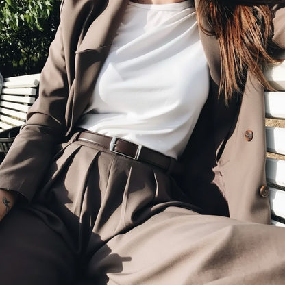 Beltero – Damesriem zonder gaatjes, met perfecte pasvorm