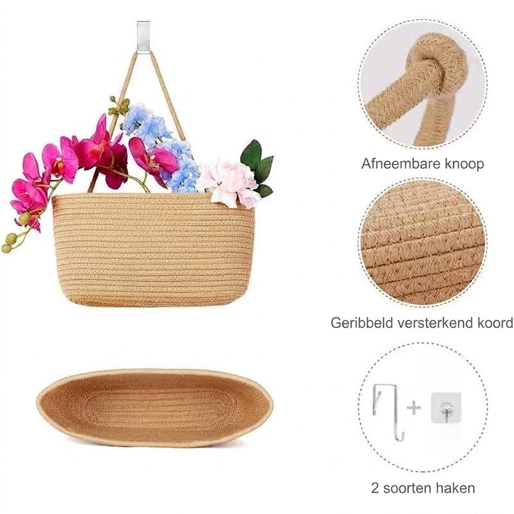 TRIOVA – Hangende opbergmand met 3 vakken